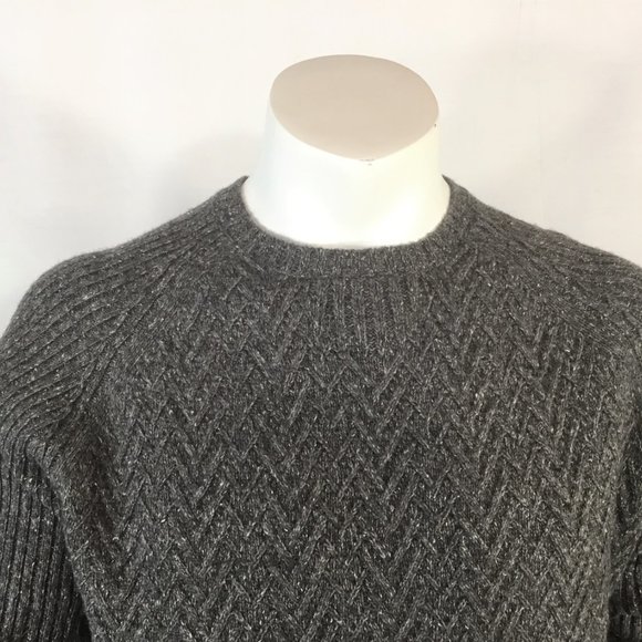 Joseph Abboud Grey Tweed Sweater (like new) - Picture 3 of 3